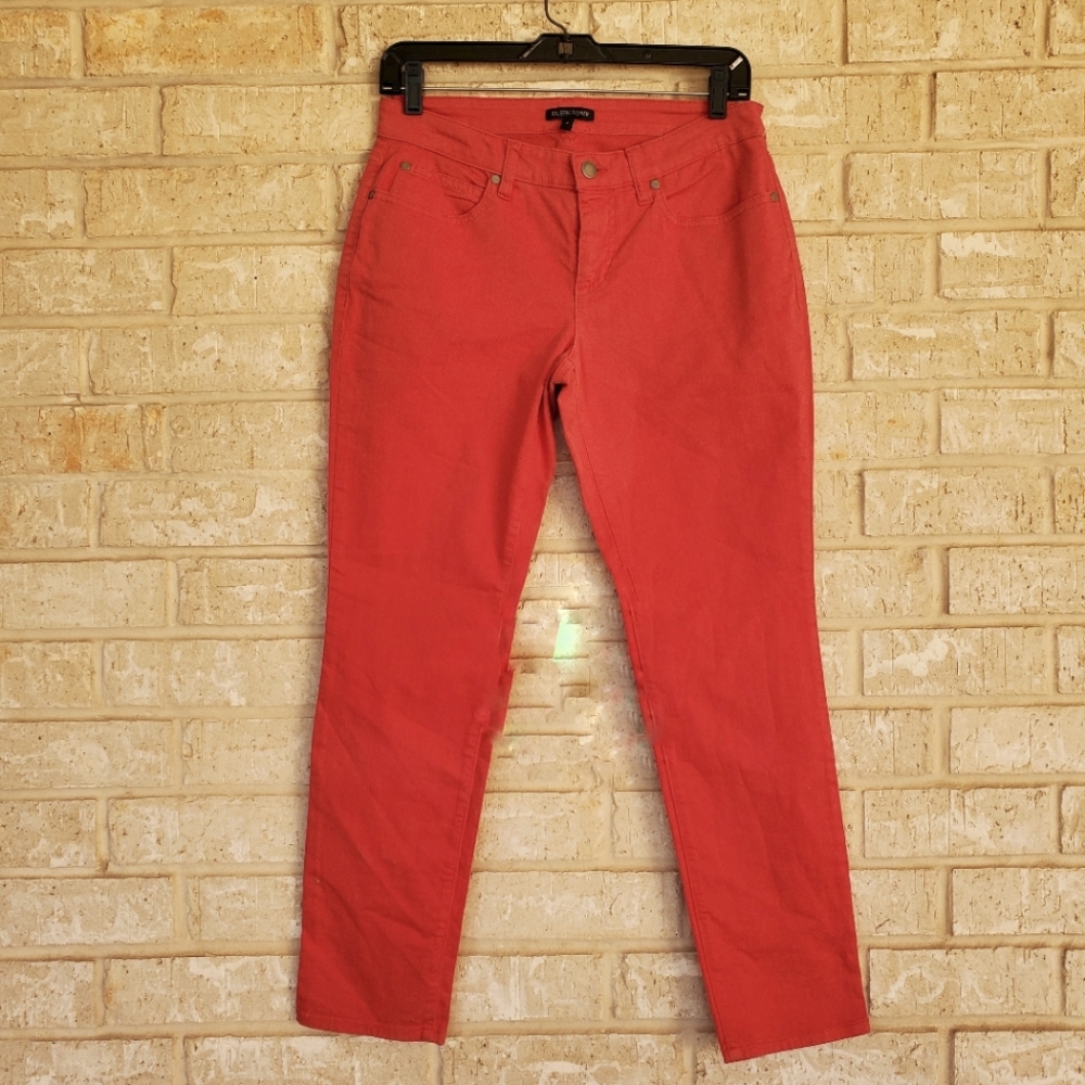 Eileen Fisher Organic Cotton Stretch Denim Pant, Size 4, NWOT